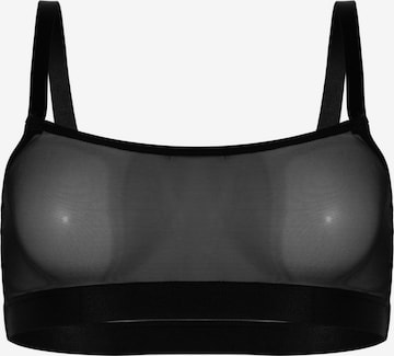 OW Collection Bralette Bra 'Kenzie' in Black: front