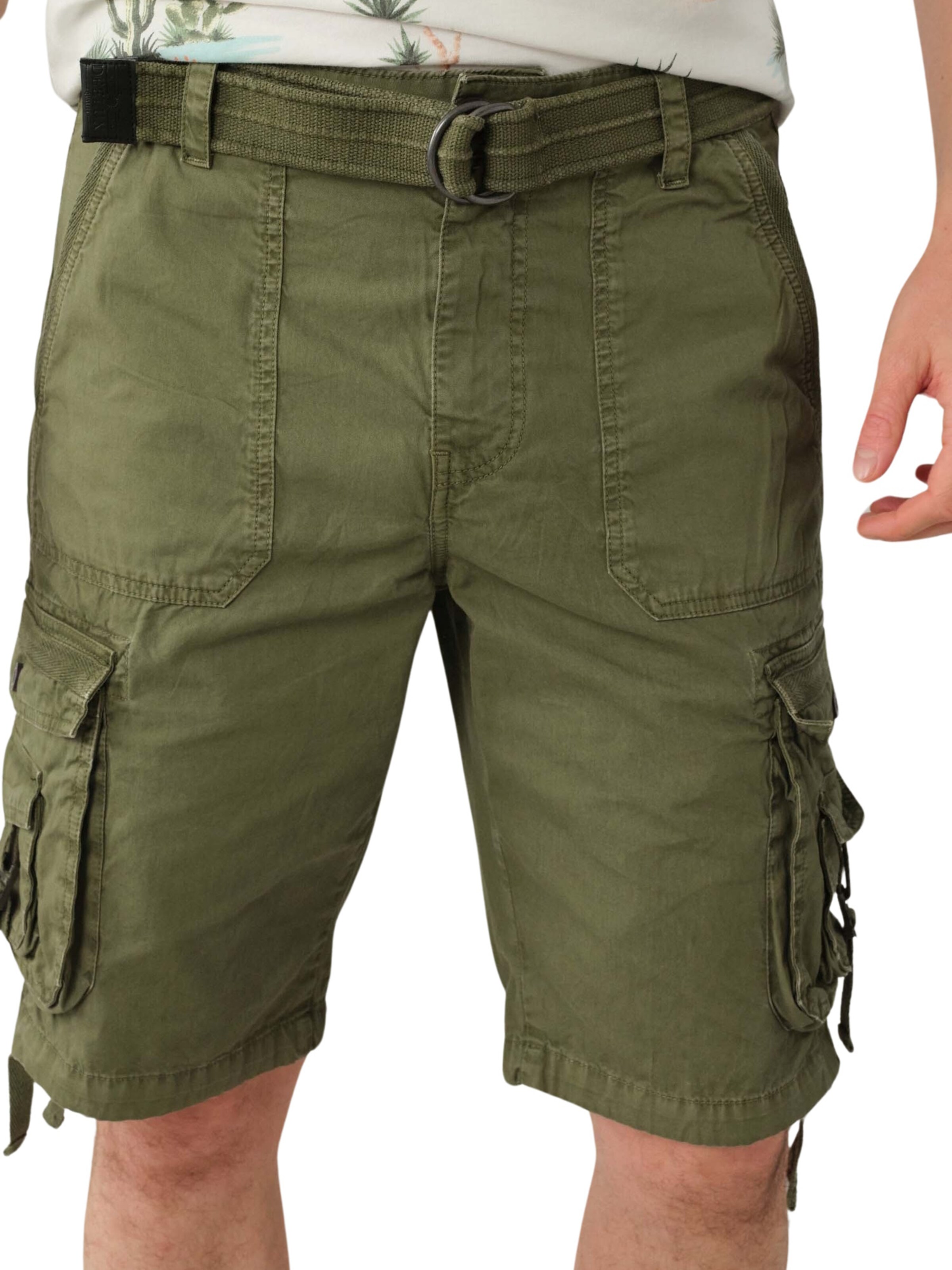 Deeluxe Regular Cargo Pants 'Heaven' in Green