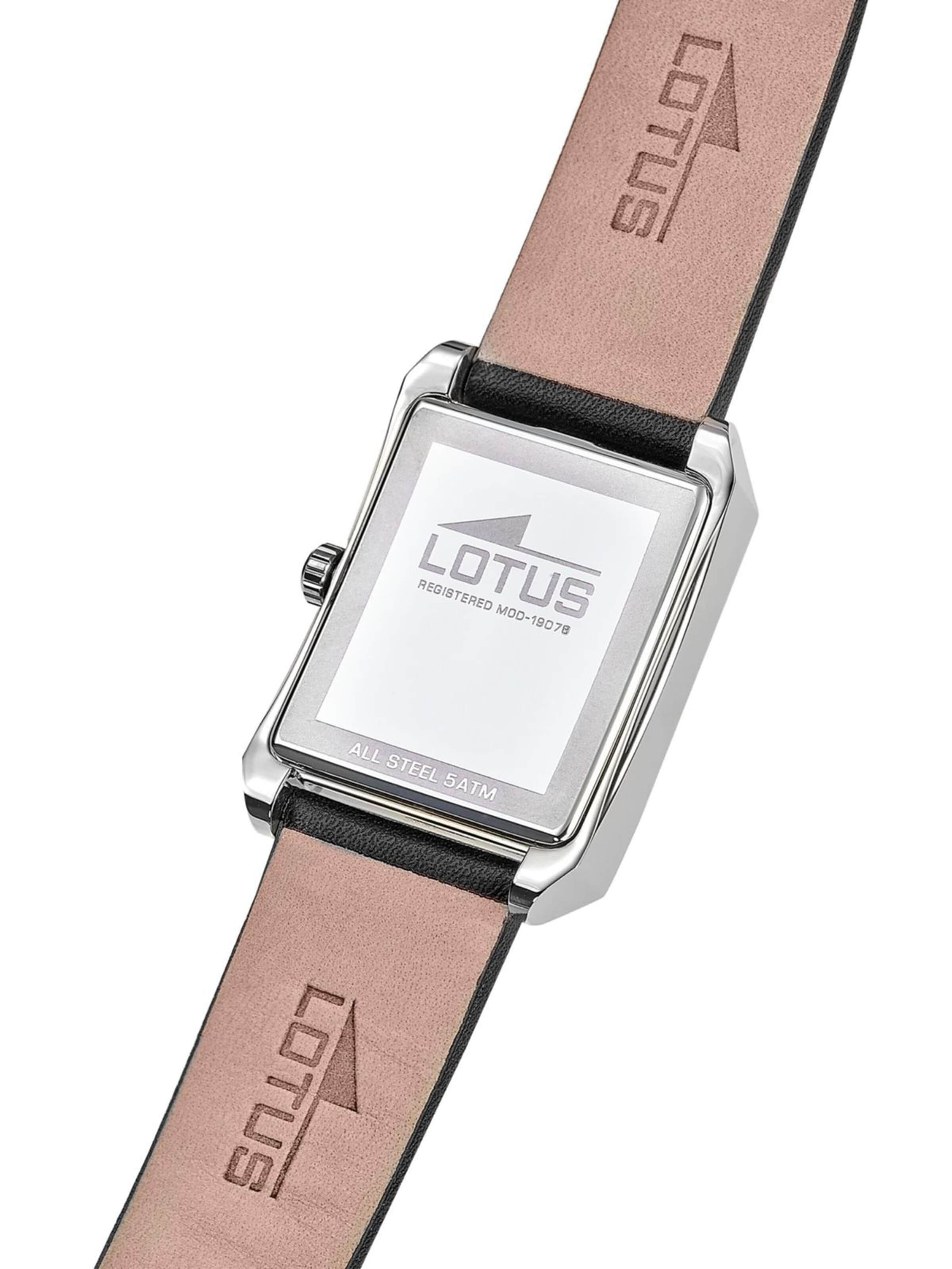 Lotus Analoog horloge 'Watch Square Series' in Zilver