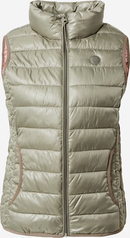 QS Bodywarmer in Groen: voorkant