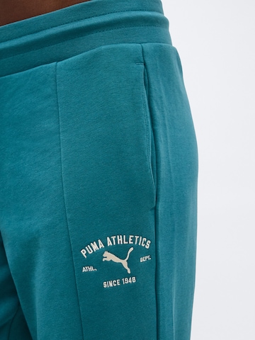 PUMA Zúžený Sportovní kalhoty 'CLASS' – zelená