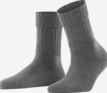 FALKE Socks 'Striggings Rib' in Grey: front