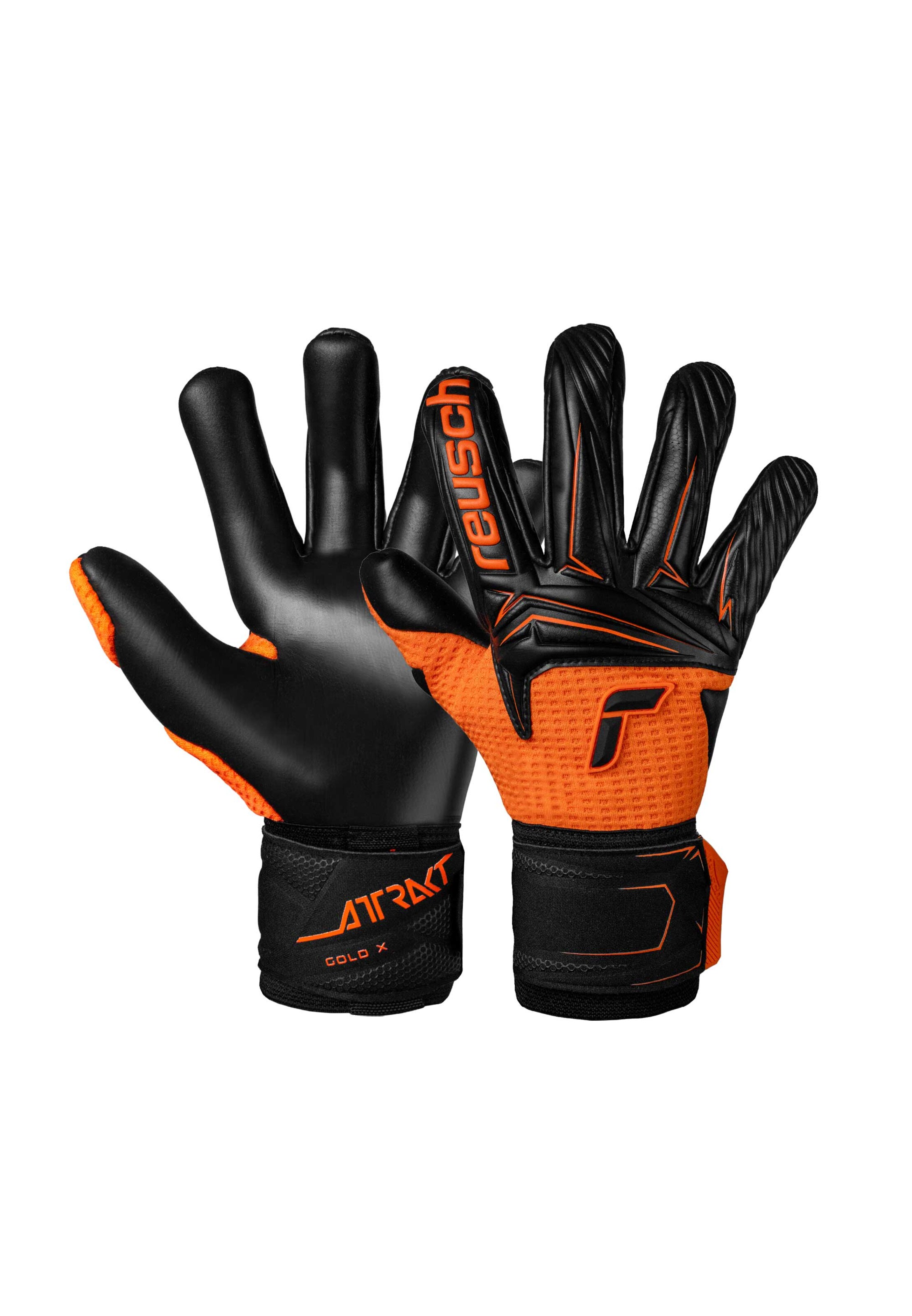 REUSCH Sporthandschoenen 'Attrakt Gold X Outlast®' in Oranje: voorkant