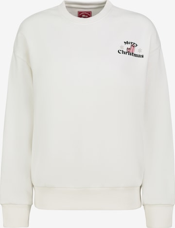 Sublevel Sweatshirt in Weiß: Vorderseite