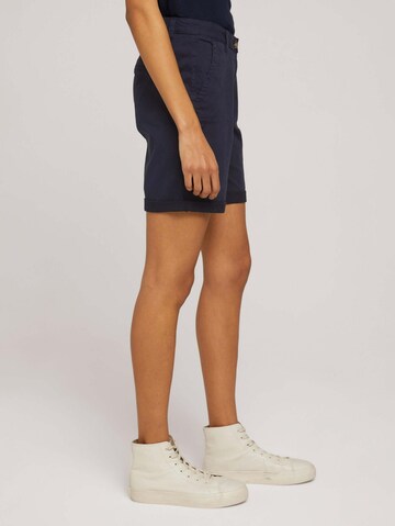 TOM TAILOR Regular Shorts in Blau