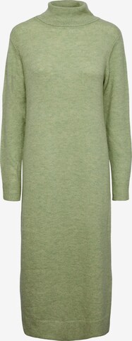 PIECES Knitted dress 'JULIANA' in Green: front