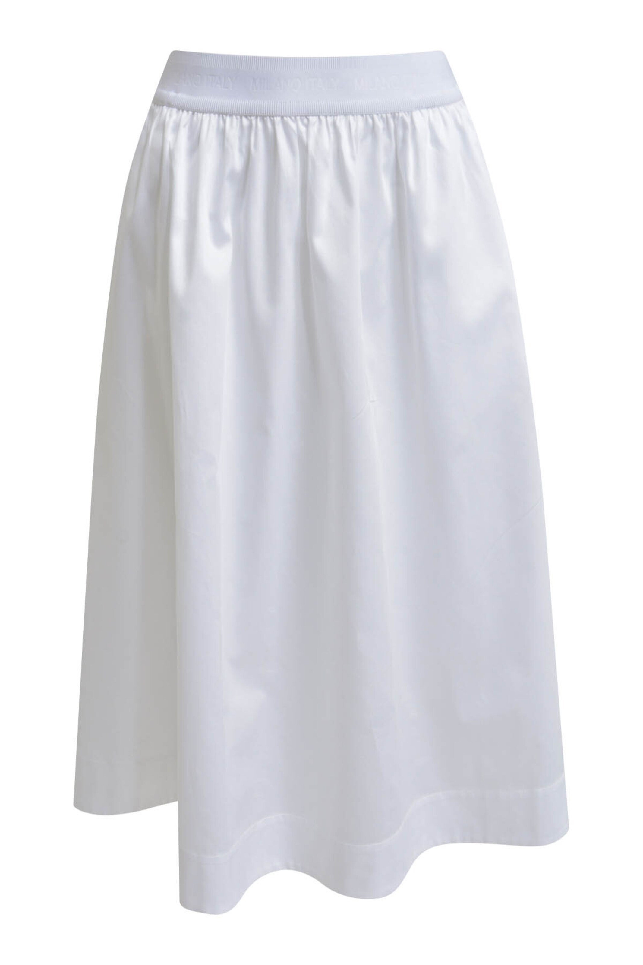 Milano Italy Skirt in White: front