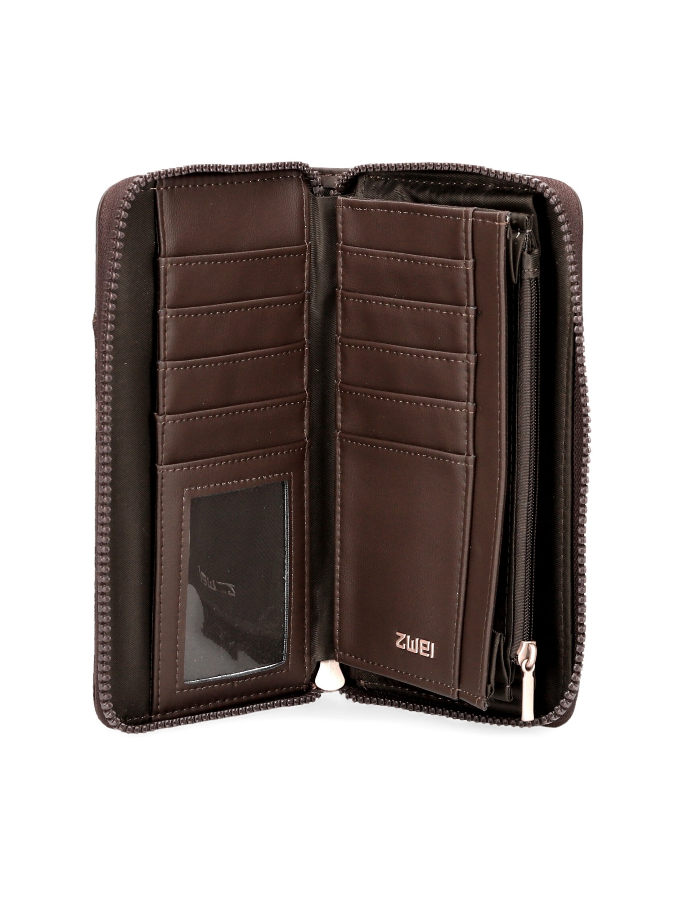 ZWEI Wallet 'EVA EV2' in Brown