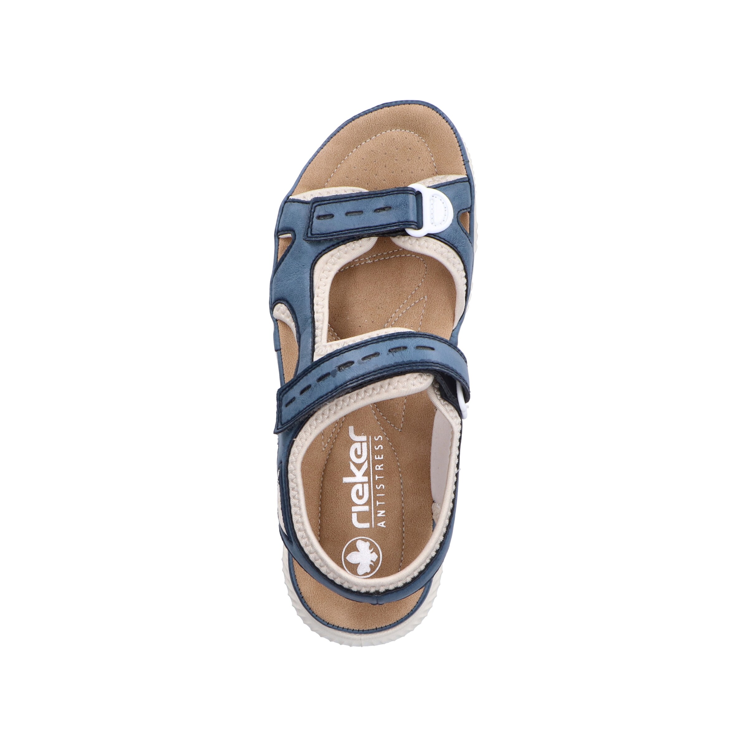 Rieker Hiking Sandals '64066' in Blue