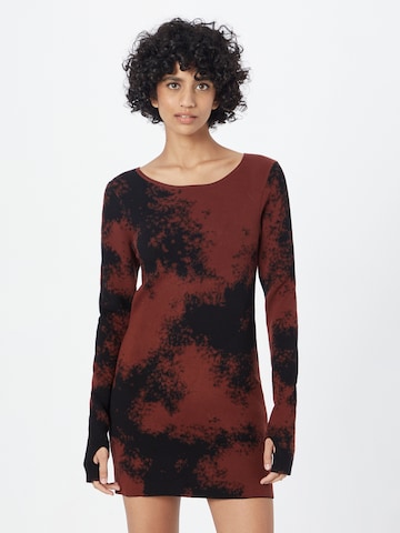 WEEKDAY Dress 'Josie' in Brown: front