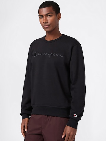 Sweat-shirt Champion Authentic Athletic Apparel en noir : devant