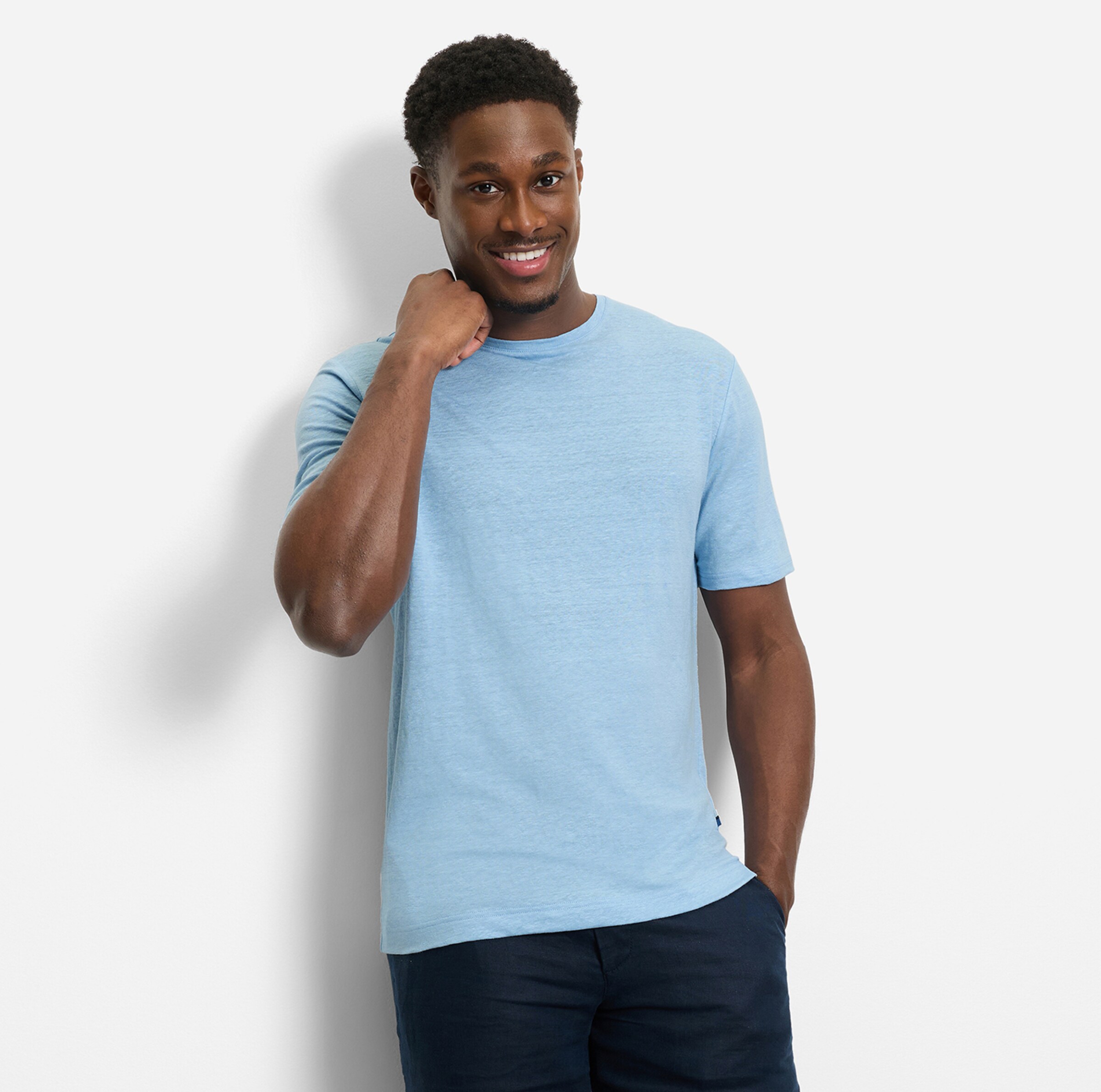 OLYMP Shirt in Blau: Vorderseite