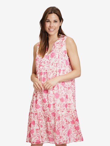 Vera Mont Summer Dress in Pink: front