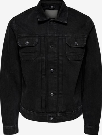 Veste mi-saison 'Duke' Only & Sons en noir : devant