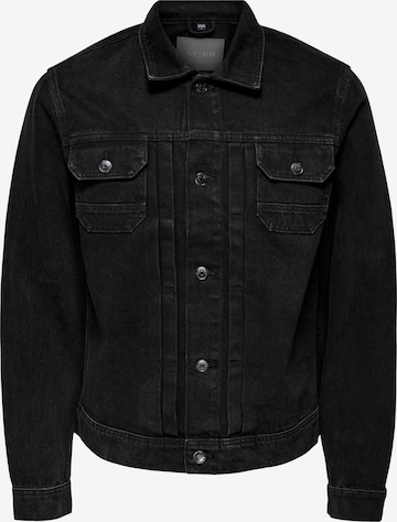 Only & Sons - Chaqueta de entretiempo 'Duke' en negro: frente