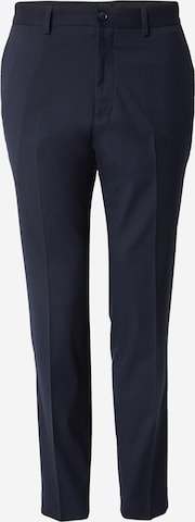 s.Oliver BLACK LABEL Slimfit Suorat housut värissä sininen: etupuoli