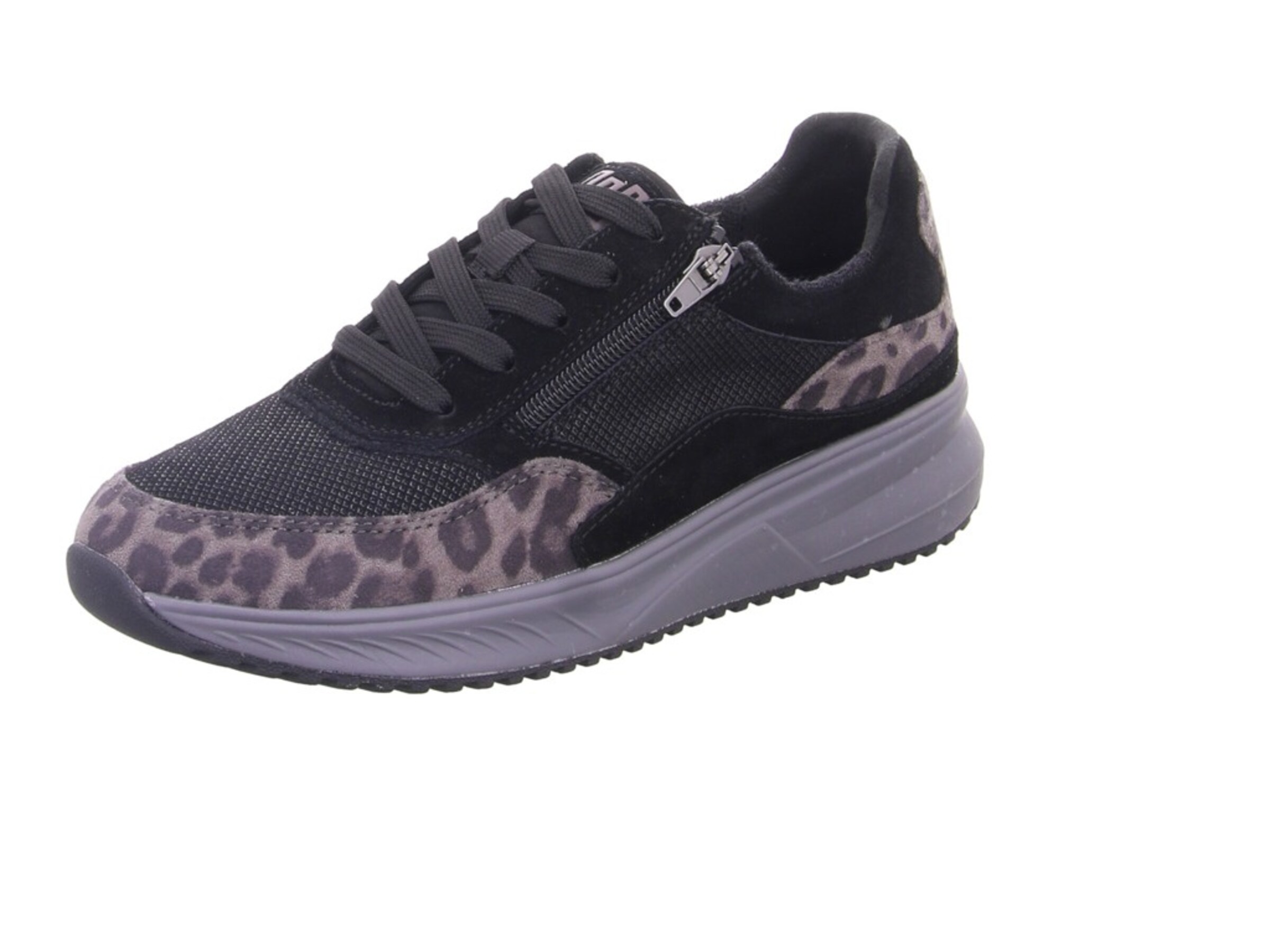 WALDLÄUFER Platform trainers in Black: front