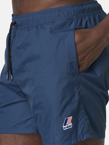 K-Way Szorty kąpielowe 'K-WAY COSTUME DA BAGNO BOXER Costumi da bagno' w kolorze niebieski