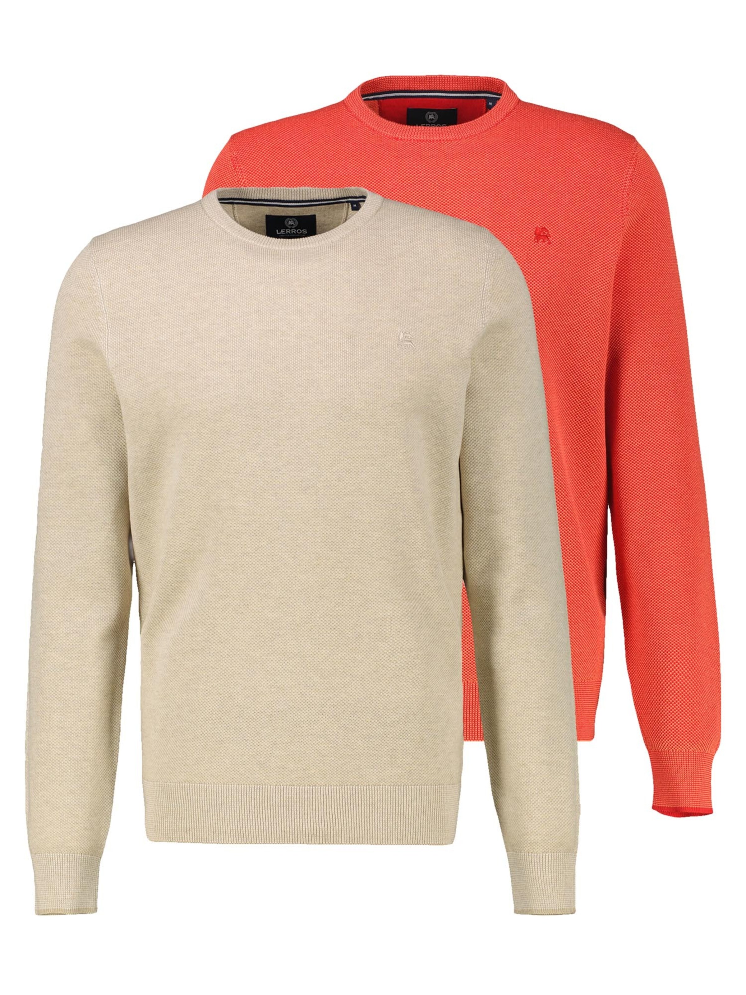 LERROS Sweater 'Basic' in Beige: front