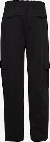 ICHI - regular Pantalón cargo 'KATE' en negro