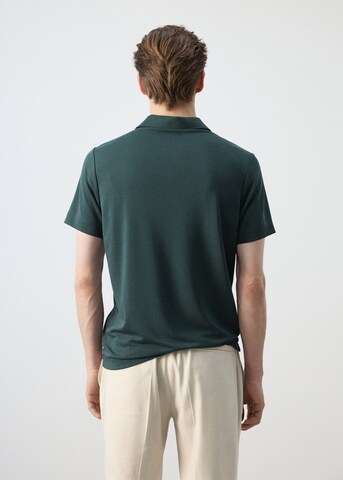 MANGO MAN Poloshirt 'Zanp' in Grün