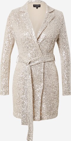 In The Style Cocktail Dress 'JOSSA' in Silver: front