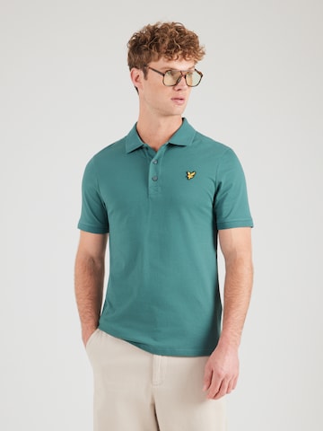 Lyle & Scott Тениска в зелено: отпред