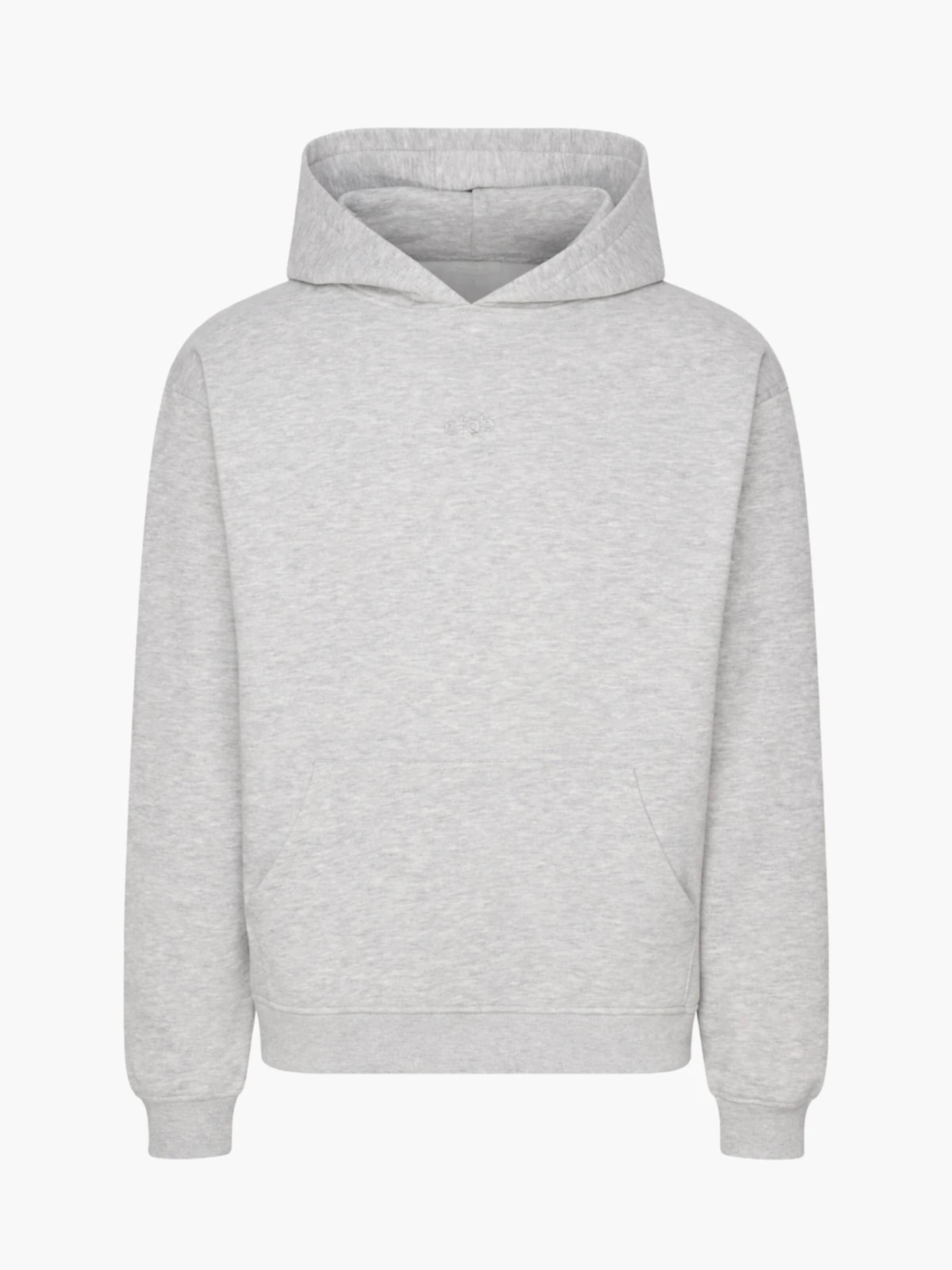 cfab (formerly creamy fabrics) - Sudadera 'Menswear Relaxed Fit Classic Hoodie' en gris: frente