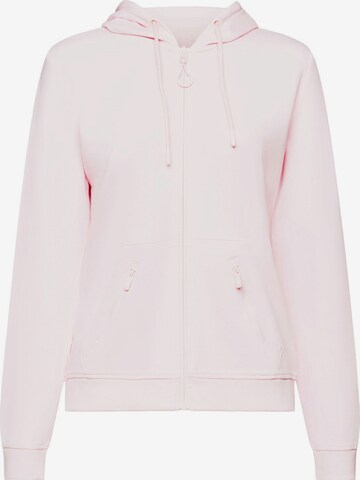 ESPRIT Zip-Up Hoodie in Pink: front