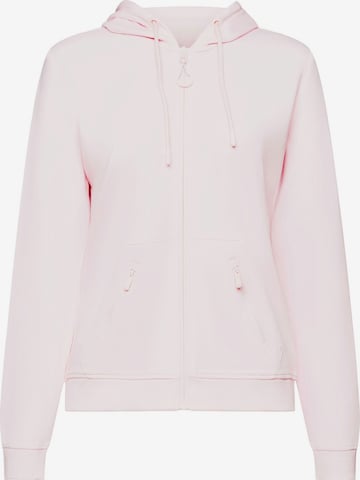 ESPRIT Zip-Up Hoodie in Pink: front