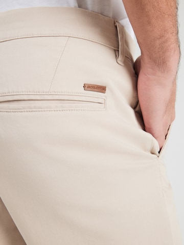 JACK & JONES Slimfit Chino 'JWHKOWIE' in Bruin