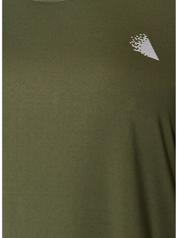 T-shirt fonctionnel 'Abasic One' Active by Zizzi en vert