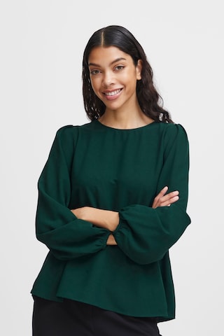 b.young Blouse 'Haca' in Groen: voorkant