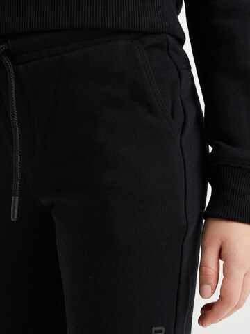 Coupe slim Pantalon WE Fashion en noir