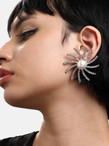 Boucles d'oreilles 'Diot' SOHI en argent : devant