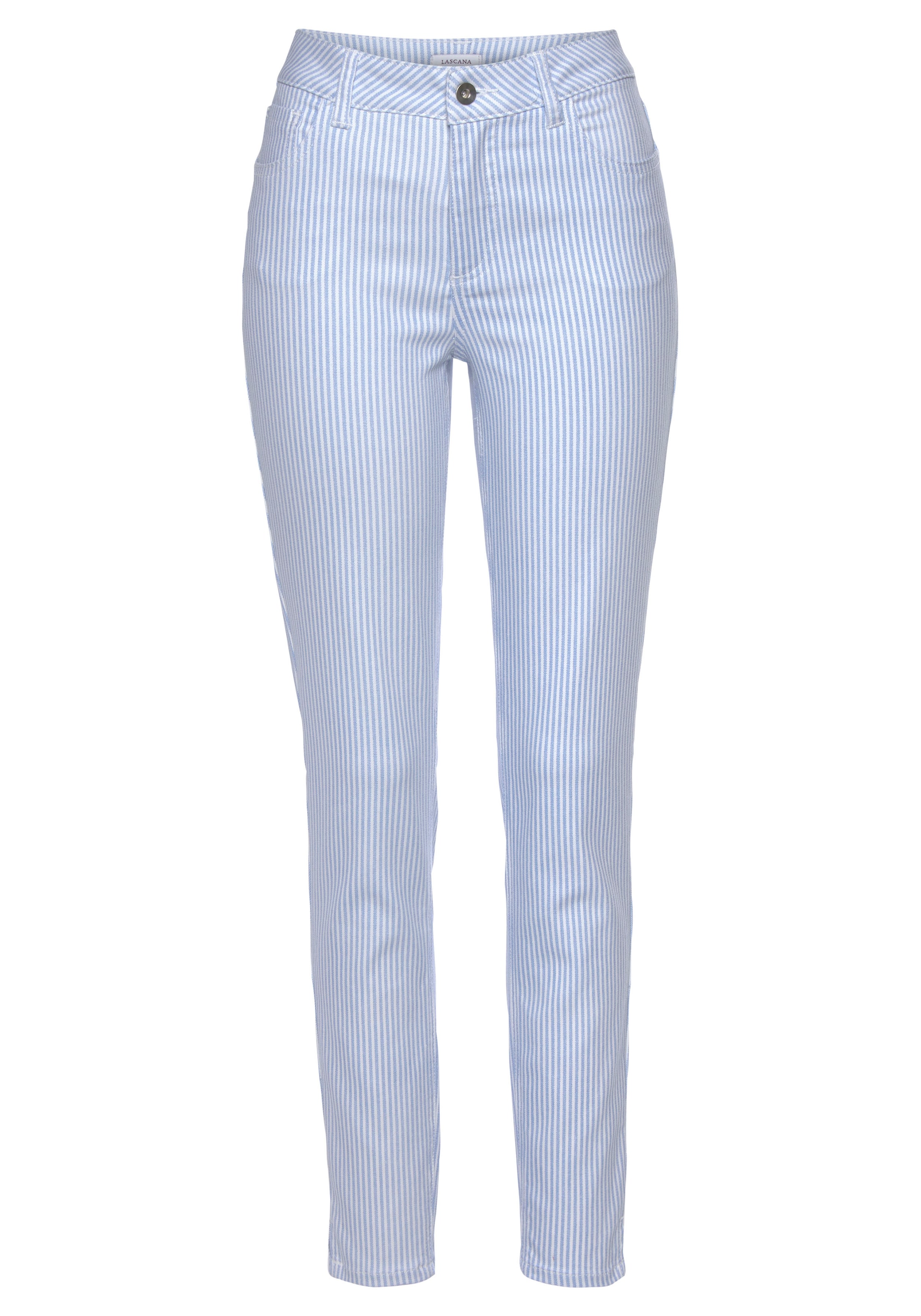 LASCANA Skinny Pants in Blue: front