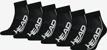 HEAD Socks in Black: front
