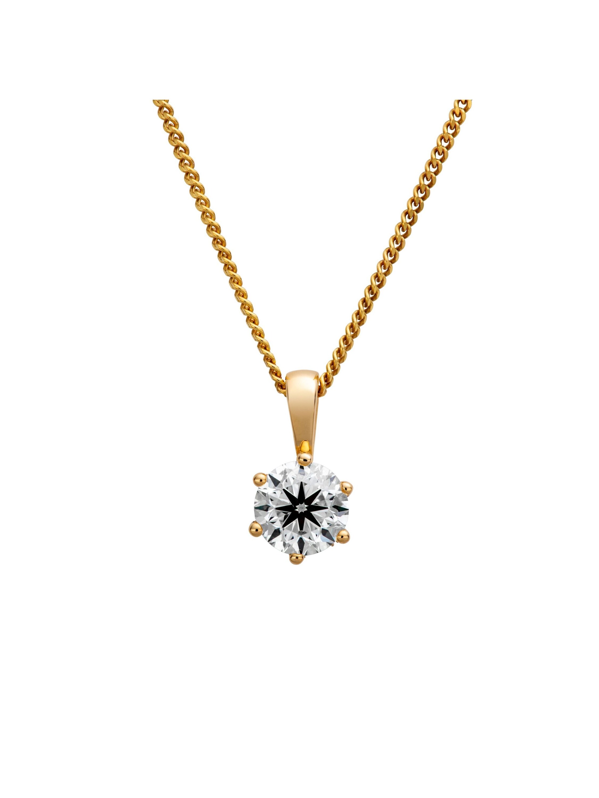 Orolino Kette in Gelb: Vorderseite