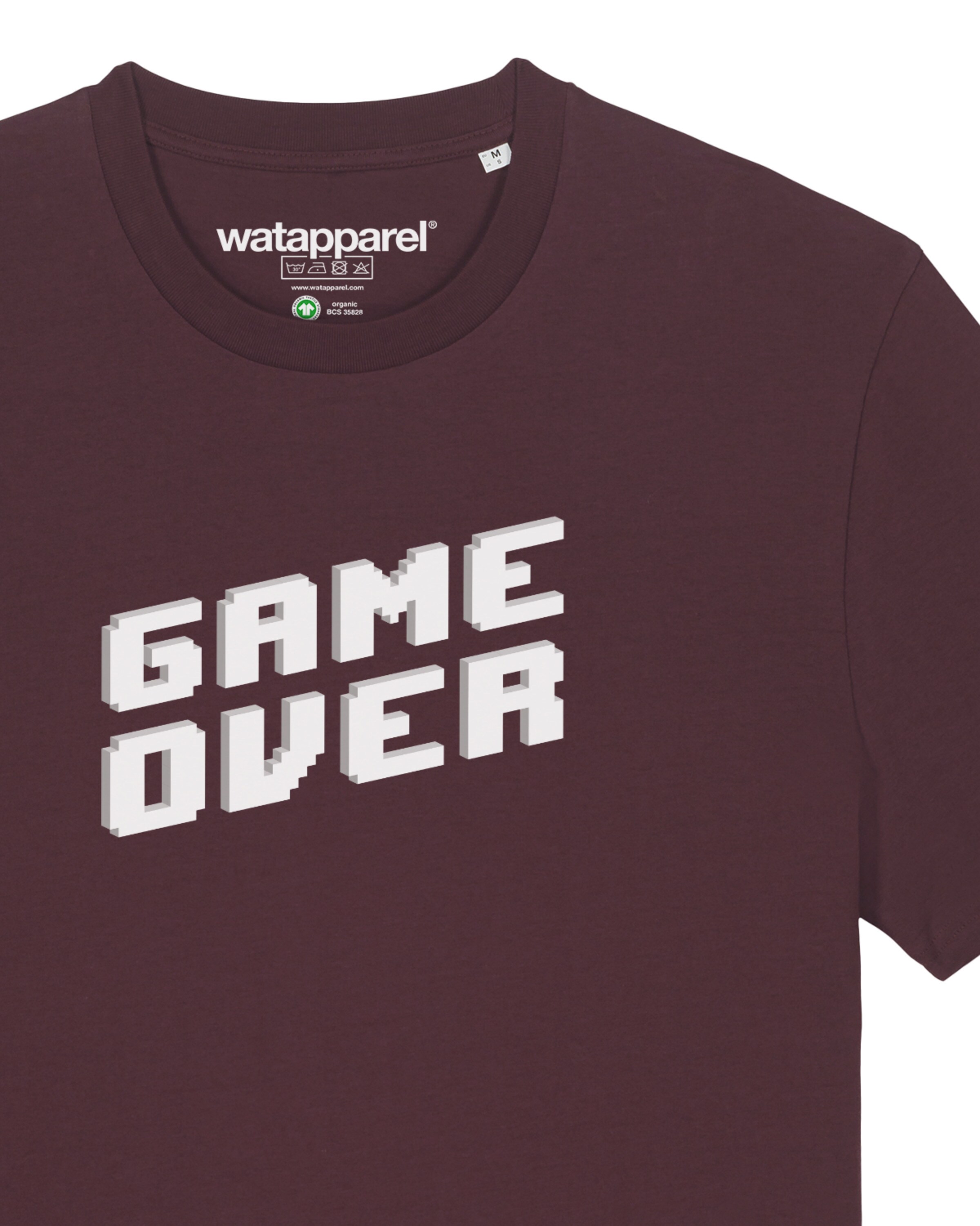 Watapparel Shirt ' Game Over ' in Bruin