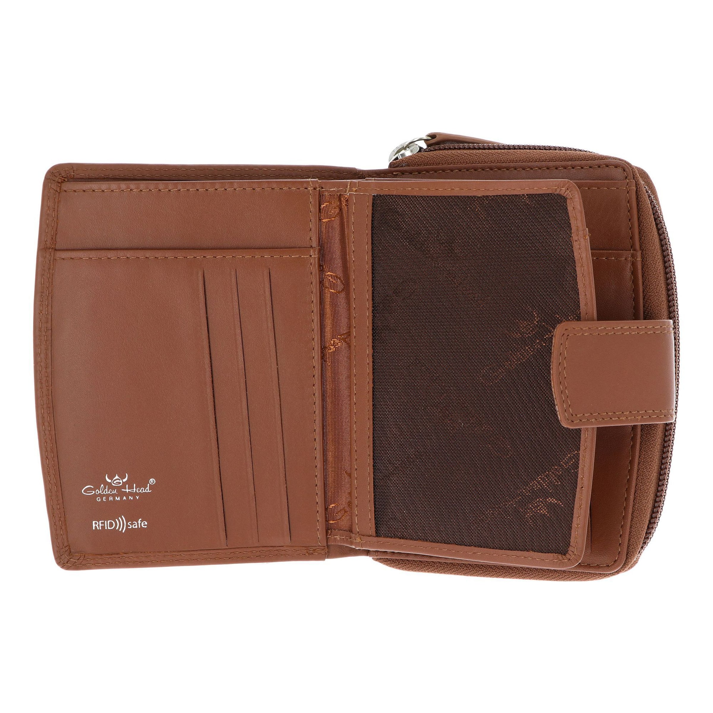 Porte-monnaies 'Polo' GOLDEN HEAD en marron