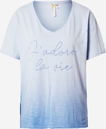 Key Largo Shirt 'PASSION' in Blue: front