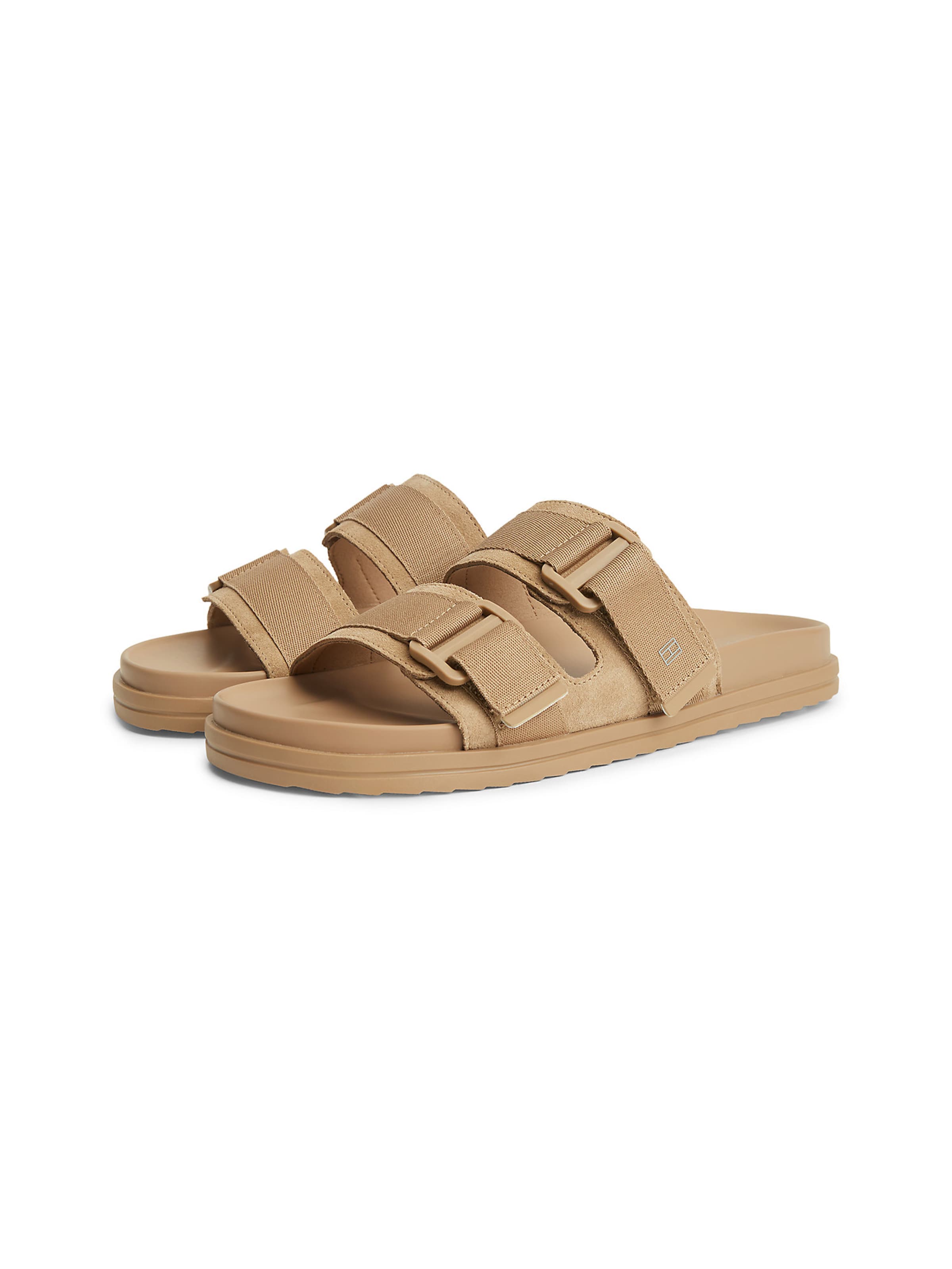TOMMY HILFIGER Pantolette in Braun