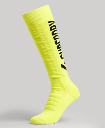 Chaussettes de sport Superdry en jaune