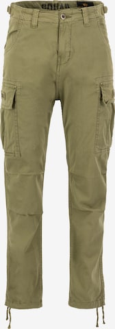 ALPHA INDUSTRIES Cargo trousers 'Squad' in Green: front