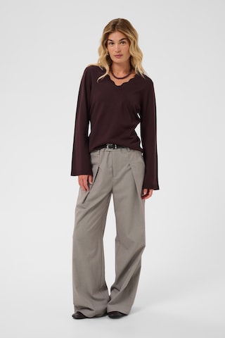 SAINT TROPEZ Sweter 'Madlena' w kolorze brązowy