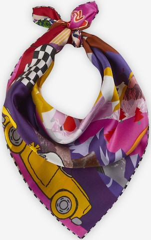 Foulard CODELLO en rose : devant