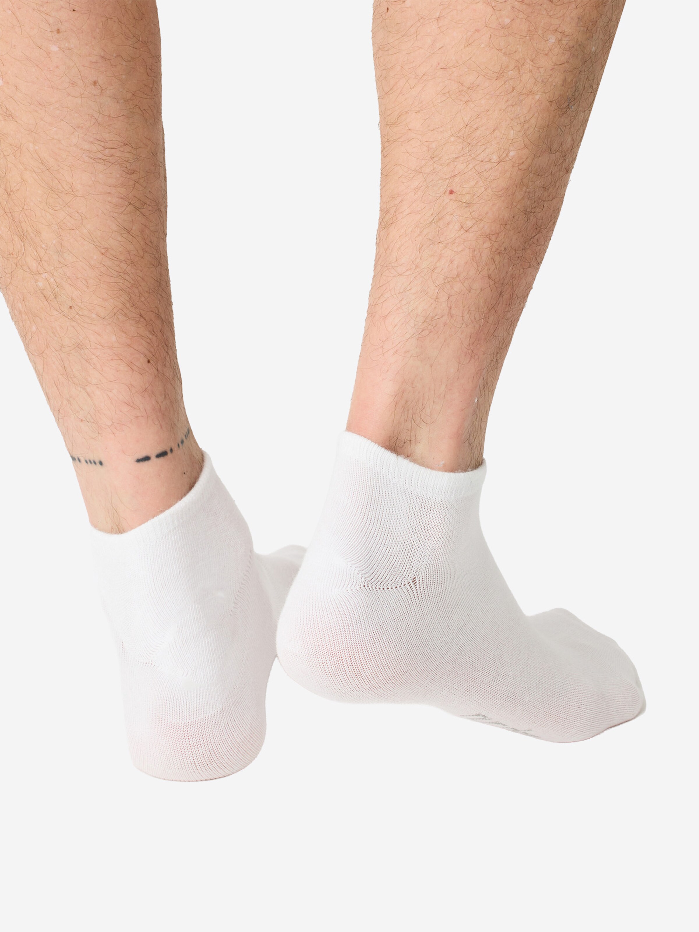 Nur Die Socks ' Baumwolle Basic Unifarben ' in White