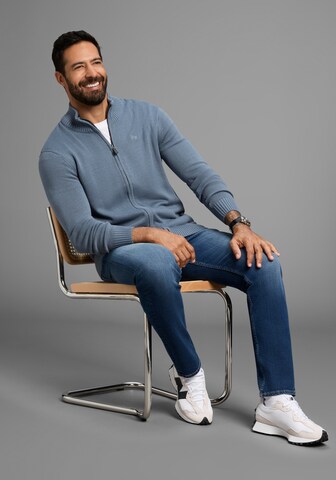 Man's World Strickjacke in Blau