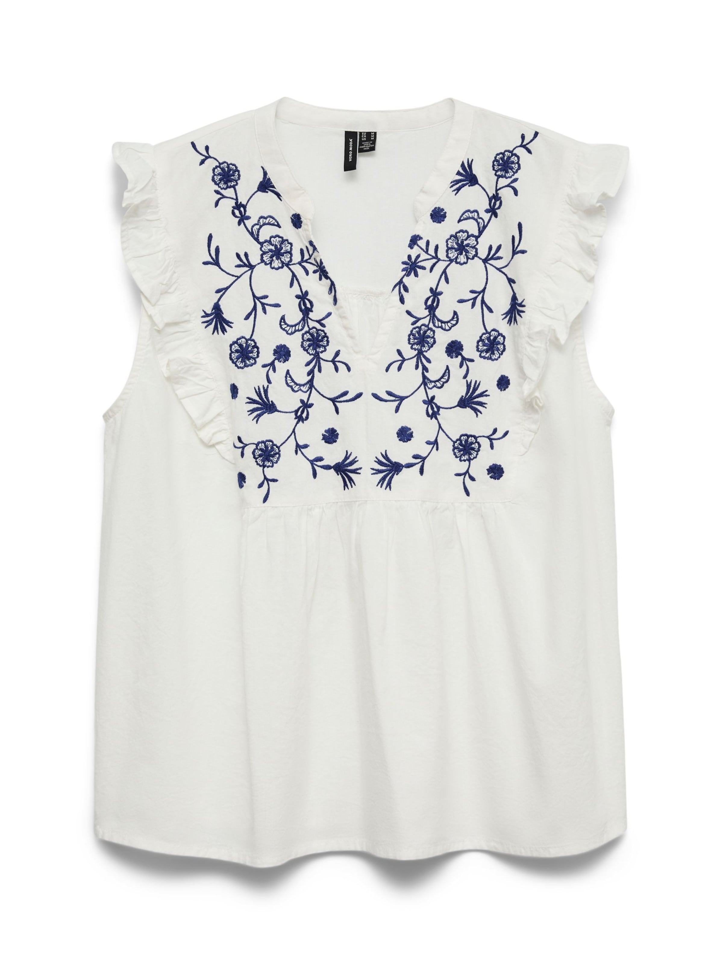 Haut 'VMHannah' VERO MODA en blanc : devant