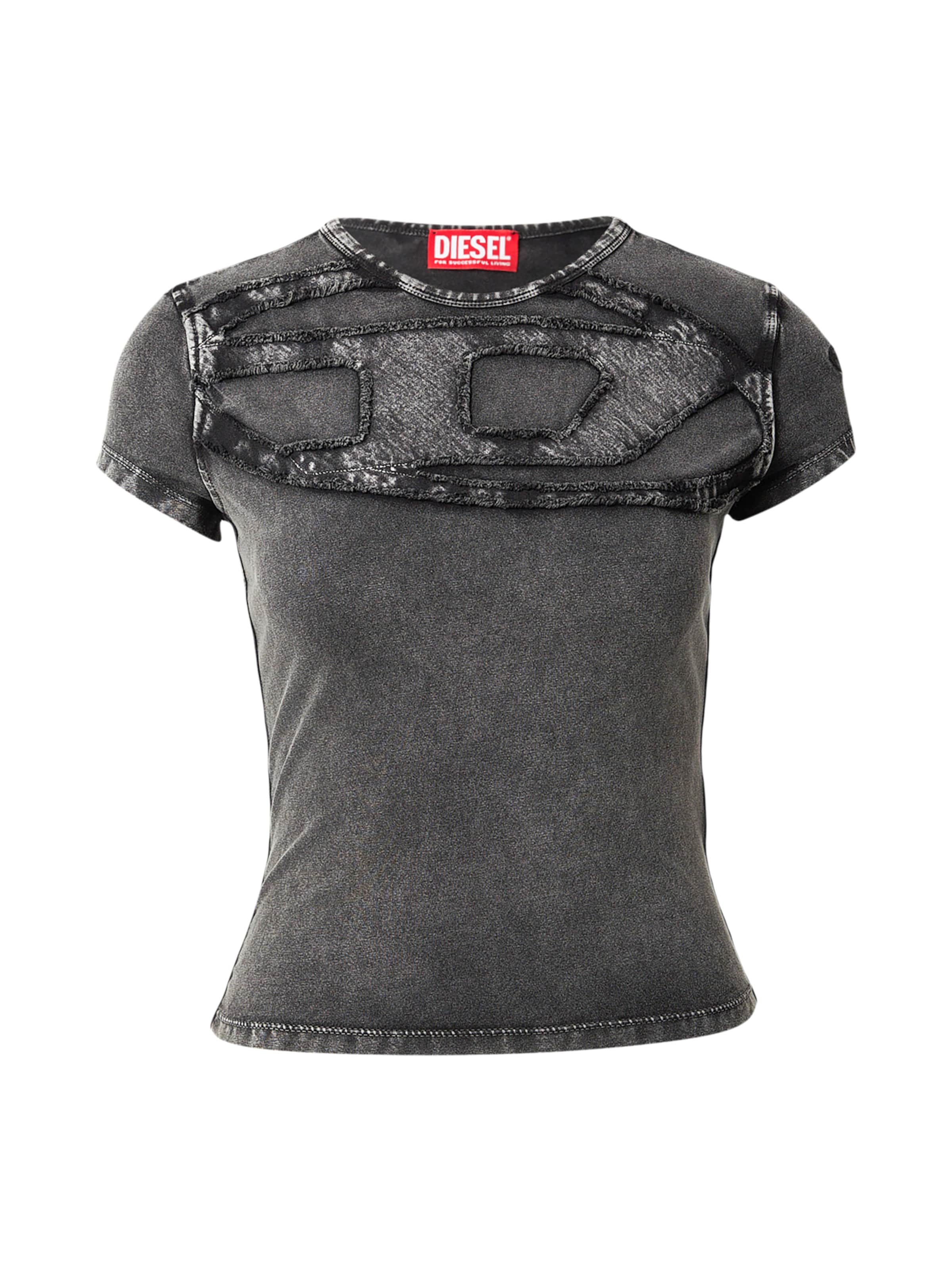 DIESEL T-Shirt 'T-MELY-CUP' in Schwarz: Vorderseite